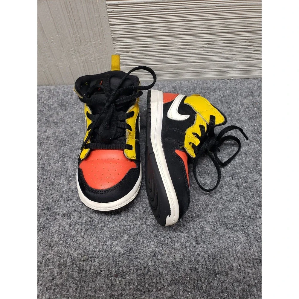 Nike Air Jordan Toddler Sneakers 9C Multicolor Lace Up Round Toe Comfort Casual